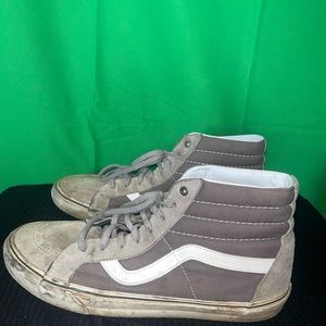 Vans SK8-HI Grey Skateboard Shoes